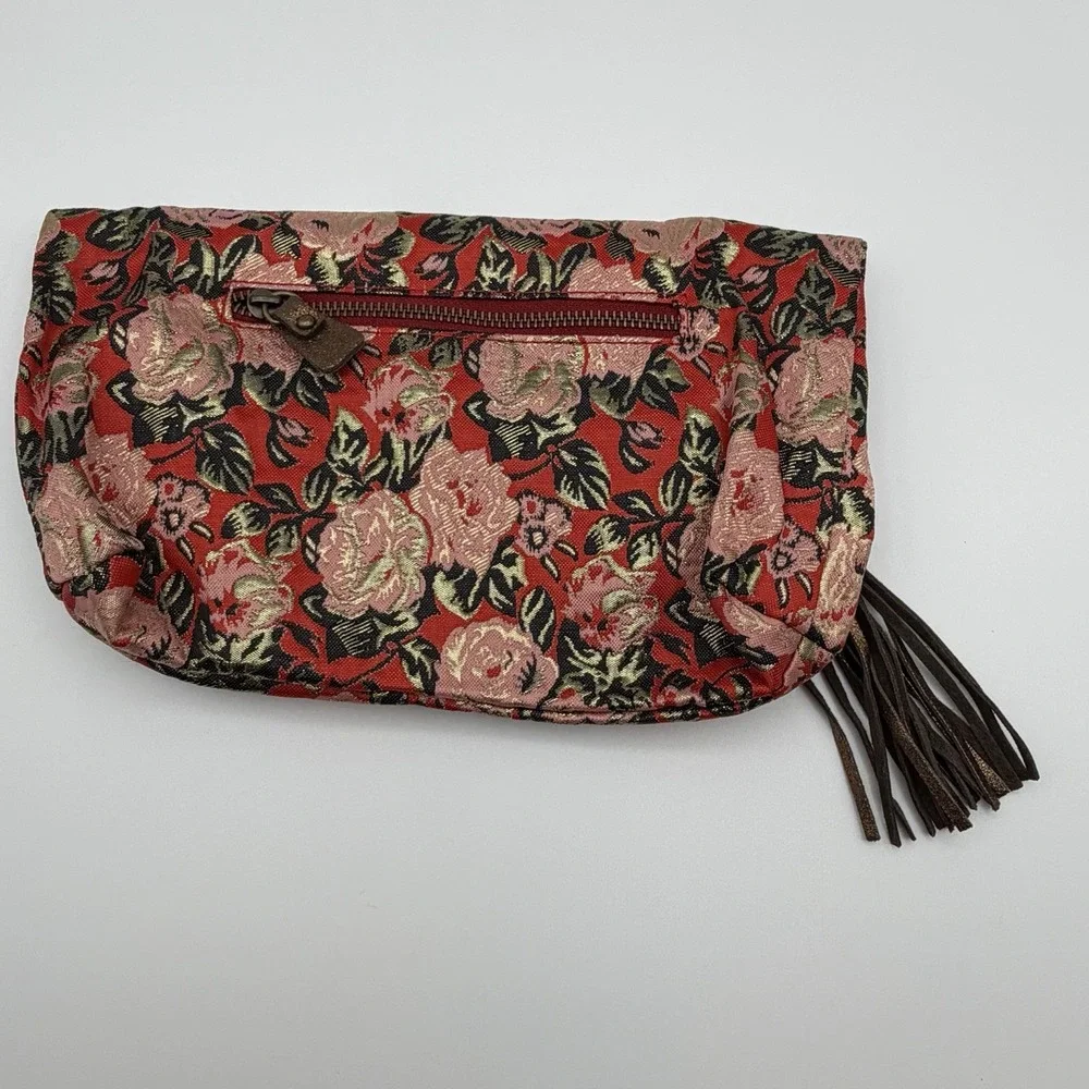 Anthropologie Mlyn‎ Floral Jacquard Fold-Over Clutch NWT